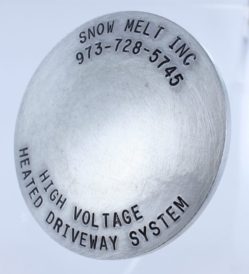 Radiant Heated Driveway and Walkway Marker Radiant Heated Driveway Marker